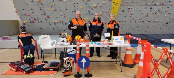 Puesto de Protección Civil en el Opportunity Morning en Cañete la Real